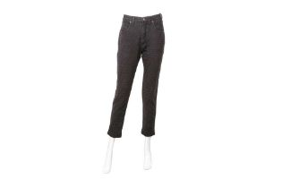 Fendi Black Zucca Monogram Jeans - Size 32