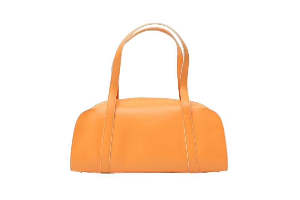 Balenciaga Orange BB Bowler Bag - Image 3 of 6