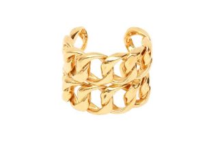 Chanel Double Chain Cuff Bracelet