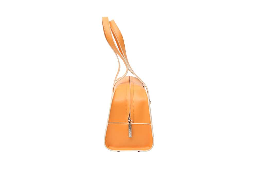 Balenciaga Orange BB Bowler Bag - Image 4 of 6