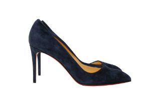 Christian Louboutin China Blue Corneille Heeled Pump - Size 37