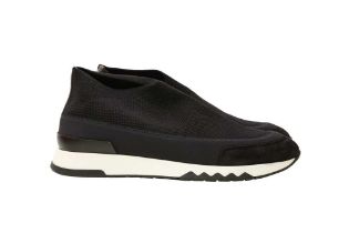 Hermes Black Tokyo Slip On Sneaker - Size 37