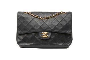 Chanel Navy Medium Classic Double Flap Bag