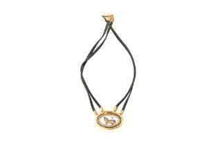 Hermes Black Cloisonne Enamel Choker