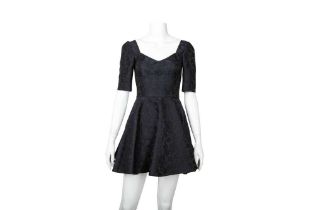 Dolce & Gabbana Black Brocade Corset Dress - Size 36