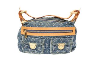 Louis Vuitton Blue Monogram Baggy PM