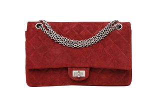 Chanel Burgundy Reissue 2.55 Double Flap Bag