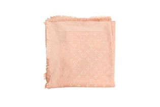 Louis Vuitton Pink Classique Monogram Shawl