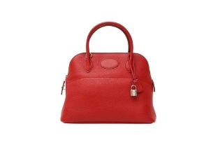 Hermes Rouge Grenat Clemence Bolide 31