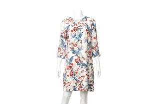 Erdem White Silk Emma Shift Dress - Size 10