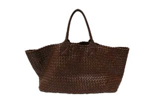 Bottega Veneta Brown Intrecciato Large Cabat Tote