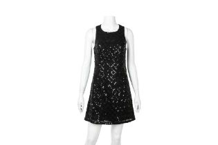 Versus Versace Black Sequin Mini Dress - Size 42