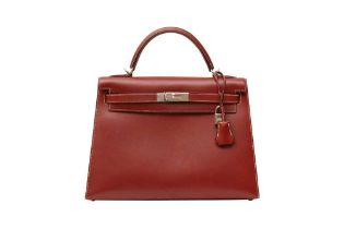 Hermes Rouge H Swift Kelly Sellier 32