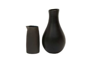 Hermes Black Contemporary Vases