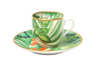 Hermes ‘Passifolia’ Coffee Cups and Saucers