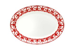 Hermes 'Balcon du Guadalquivir' Oval Platter Large Model