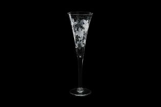 Christian Dior Vine Etched Champagne Flutes