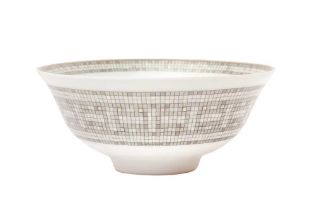 Hermes ‘Mosaique Au 24 Platinum’ Soup Bowls