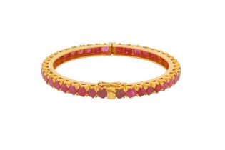 A RUBY BANGLE