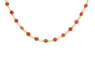 A RUBY NECKLACE