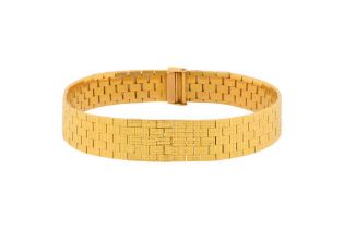 ROY KING | AN FANCY LINK GOLD BRACELET, CIRCA 1960