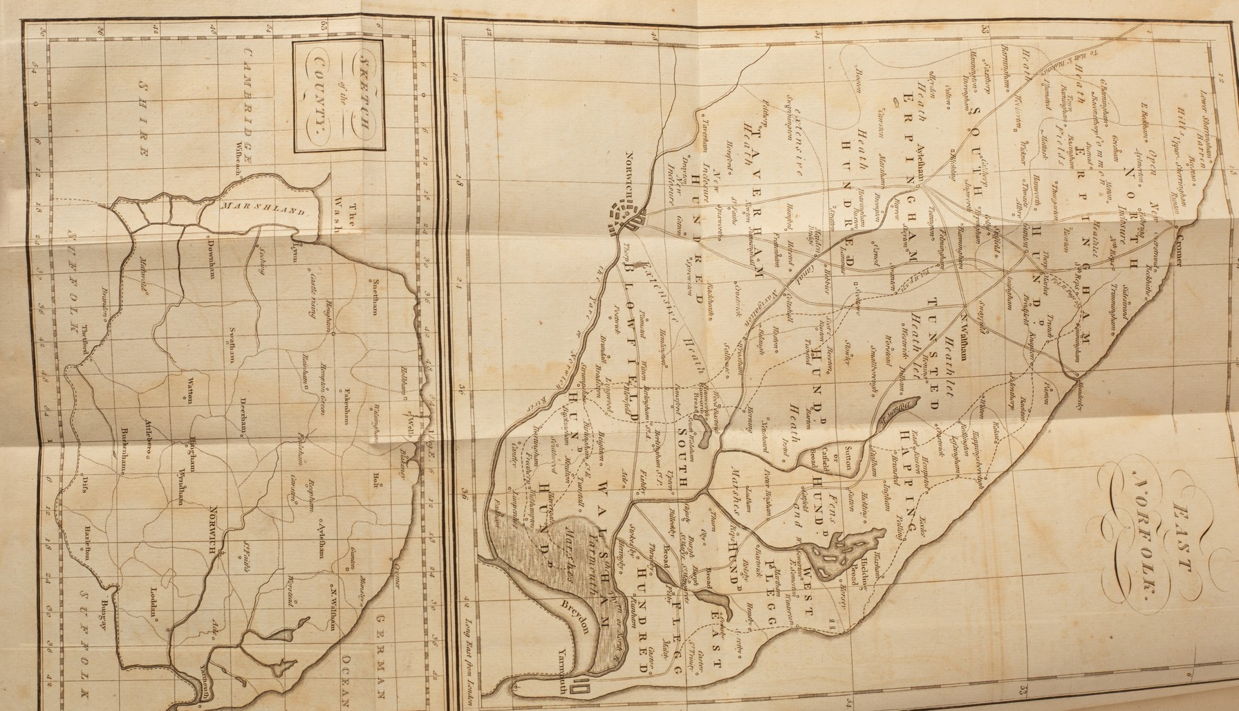 Marshall (William) The Rural Economy of Norfolk, 2nd edition, 2 vols, London 1795, 8vo, - Image 3 of 3