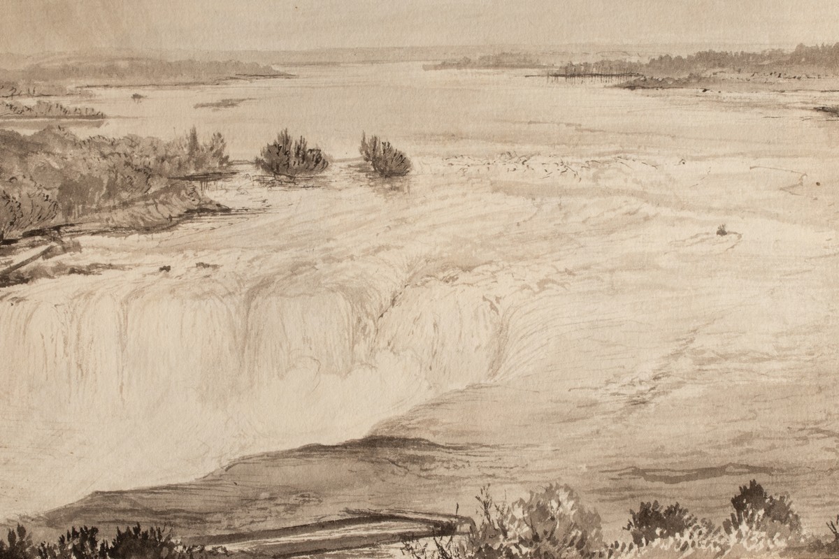 A late 19th Century sketchbook, documenting ships and coastline near Quebec over a month, pencil, - Image 7 of 8