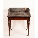 A William IV mahogany side table, possibly Gillows,