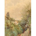 Miller Smith (1854-1937)/A Country Walk/signed/watercolour,