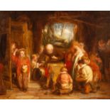 After William Mulready/The Last In/oil on canvas,