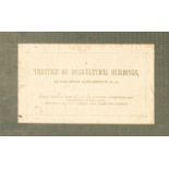Ewart (John) A Treatise on Agricultural Buildings, 1851, folio, plates (19), original cloth,