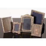 A modern silver photograph frame, Kitney & Co.