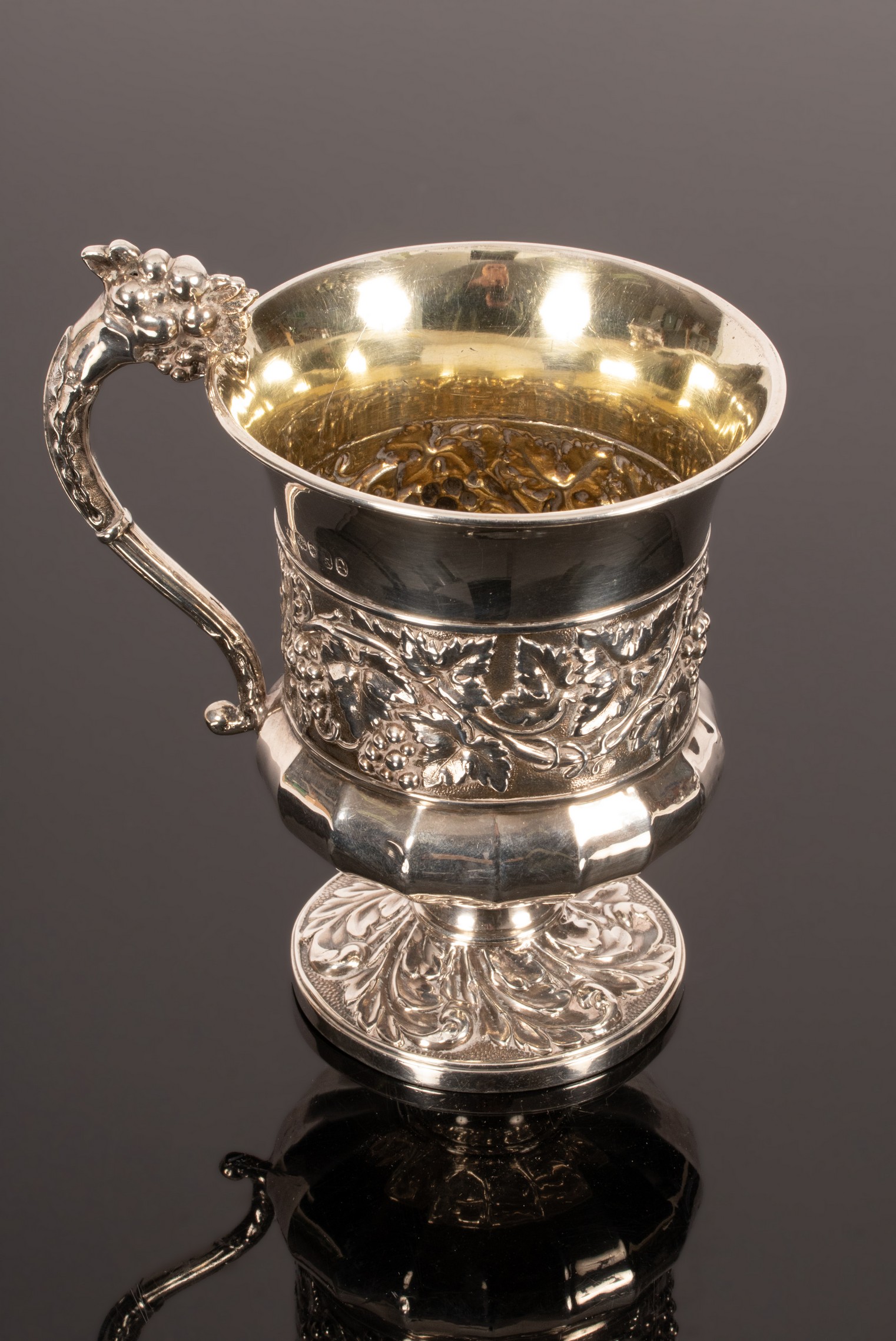 A George IV silver Christening mug, London 1825,