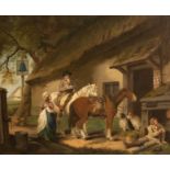 After George Morland/The Tavern Door/oil on panel, 43.