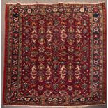 A Veramin hunting carpet, Central Persia, mid 20th Century,