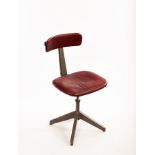 An industrial adjustable chair, Leabank,