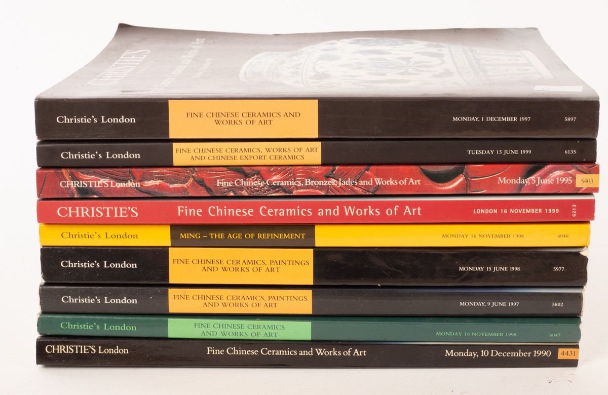 Christie's Asian Arts auction catalogues, London, 1990s,