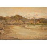 Donald Floyd (1892-1965)/Rail Bridge over the River Wye, Chepstow/signed/oil on canvas, 25.