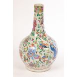 A Chinese export famille rose vase, Tianqiuping,