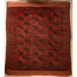 An Ersari carpet, Afghanistan, circa 1900, with original kilim ends,