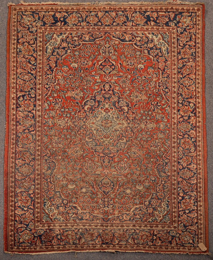 A pair of Kashan rugs, Central Persia, circa 1940, - Image 2 of 4