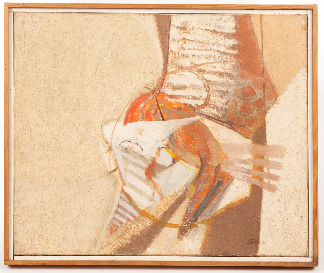 Michael Stokoe (born 1933)/Caught Bird/signed and inscribed verso/oil on canvas, - Image 2 of 4