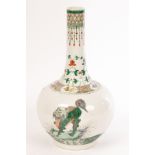 A Chinese famille vert vase, Tianqiuping, Guangxu,