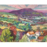 Brother Gilbert Taylor (1916-2004)/View of Robinswood Hill from Prinknash/signed/watercolour, 37.