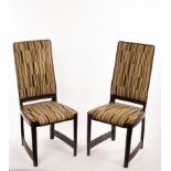 In the manner of Josef Frank, a pair of mid 20th Century Secessionist style oak chairs,