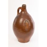 A massive Rhenish saltglaze stoneware Bellarmine, late 17th-early 18th Century,