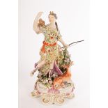 A Derby figure of Diana,