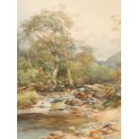 David Bates (1843-1921)/A view in North Wales/signed and dated 1900/watercolour,