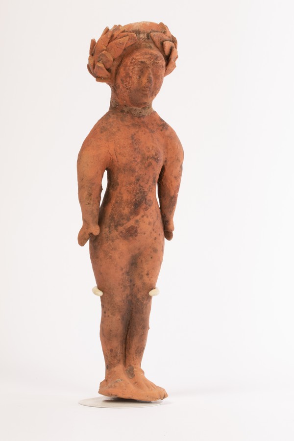 A Roman terracotta figure of a lady, 2nd-3rd Century AD, full length, - Image 5 of 5