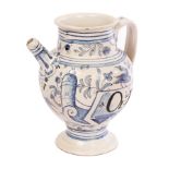 A North Italian Maiolica syrup jar, circa 1700,